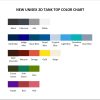 tank top color chart - Still Woozy Store