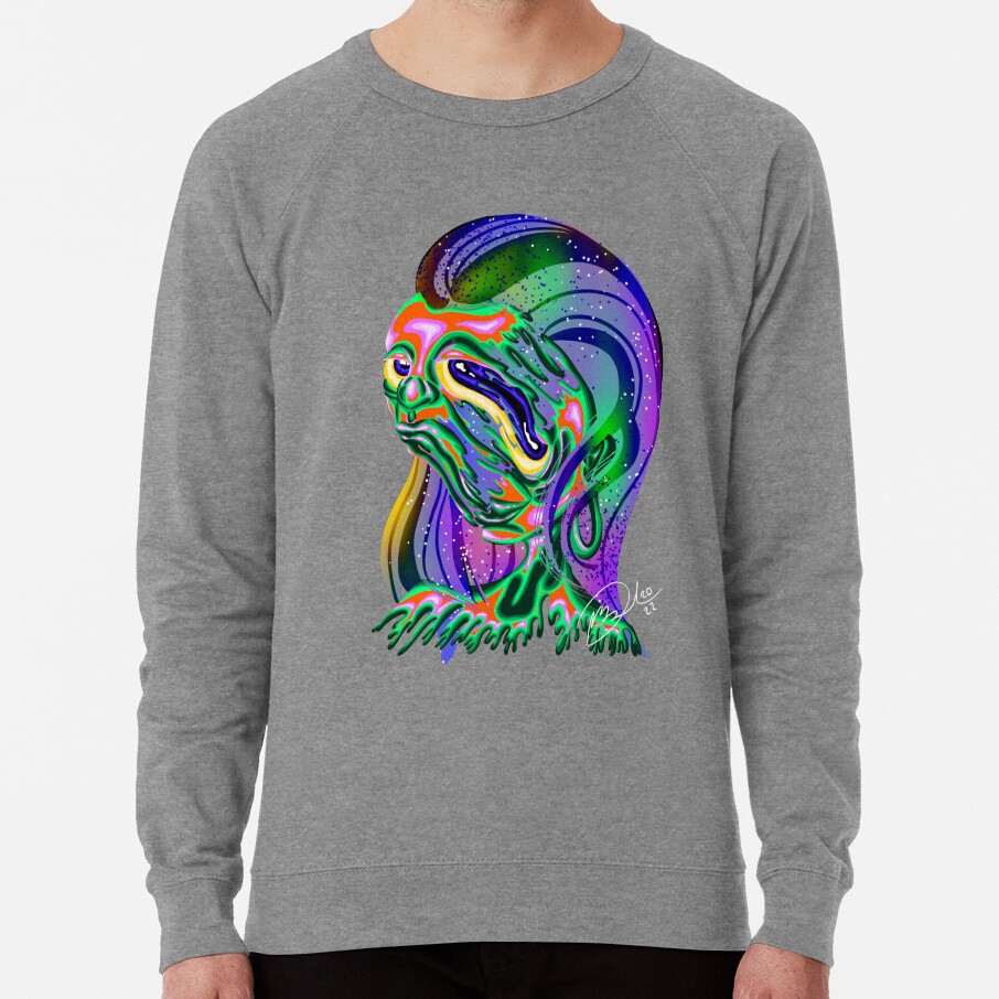 Vacation Still Woozy Inspired Surrealist Portrait Sweatshirt